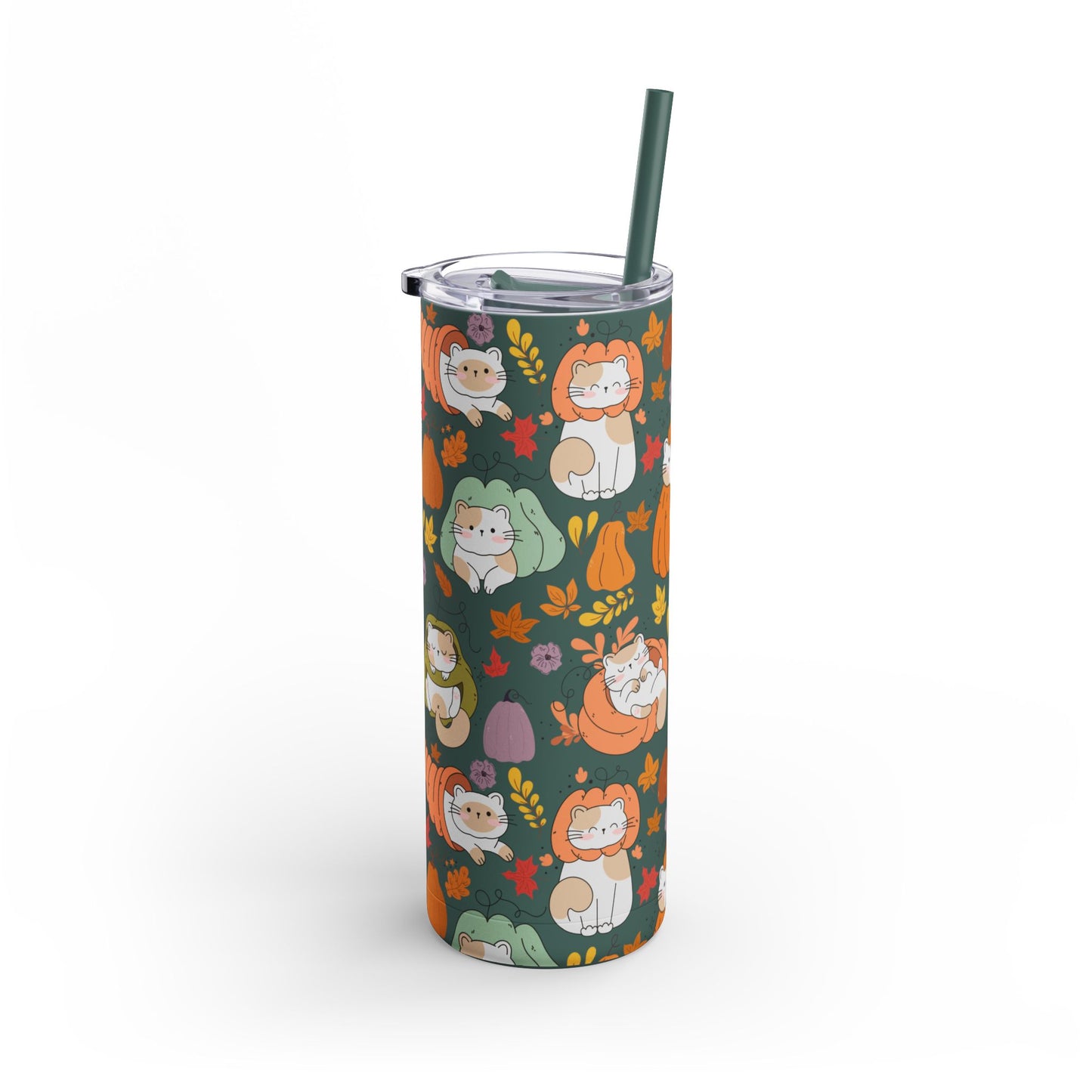 Cozy Fall Cat - Tumbler