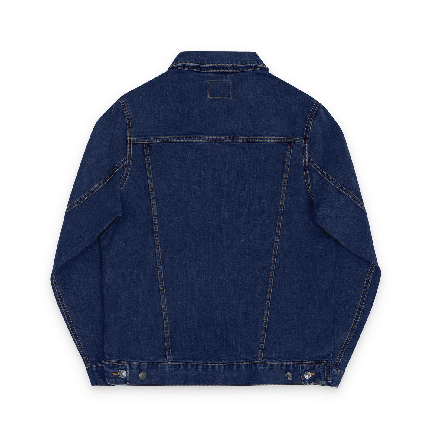 Denim Jacket - Autumn Ghost Boo Embroidered Unisex Outerwear