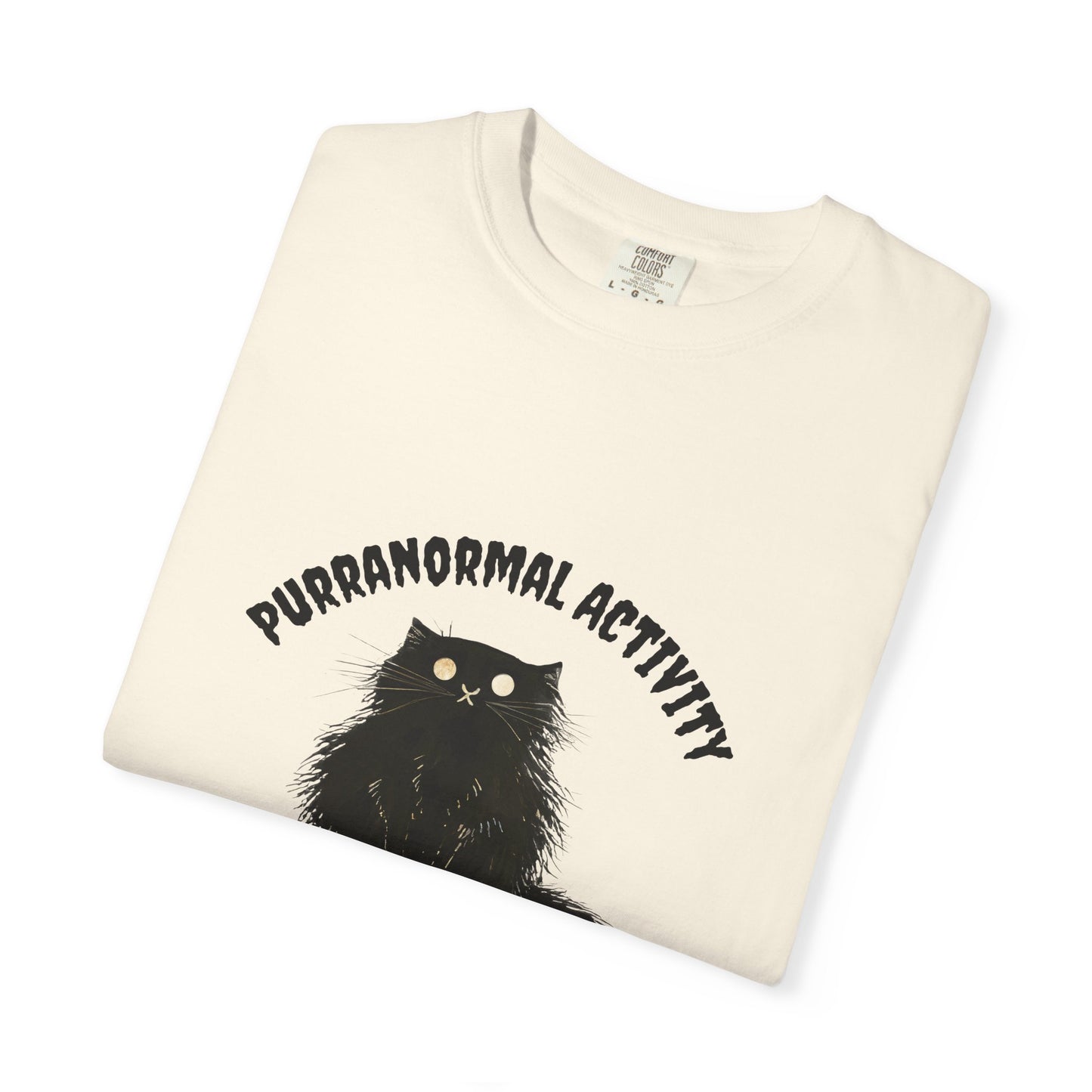 Purranormal Activity Unisex T-Shirt - Vintage Cat Graphic Tee for Pet Lovers