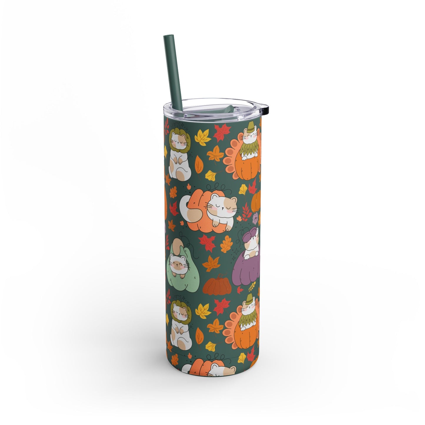 Cozy Fall Cat - Tumbler