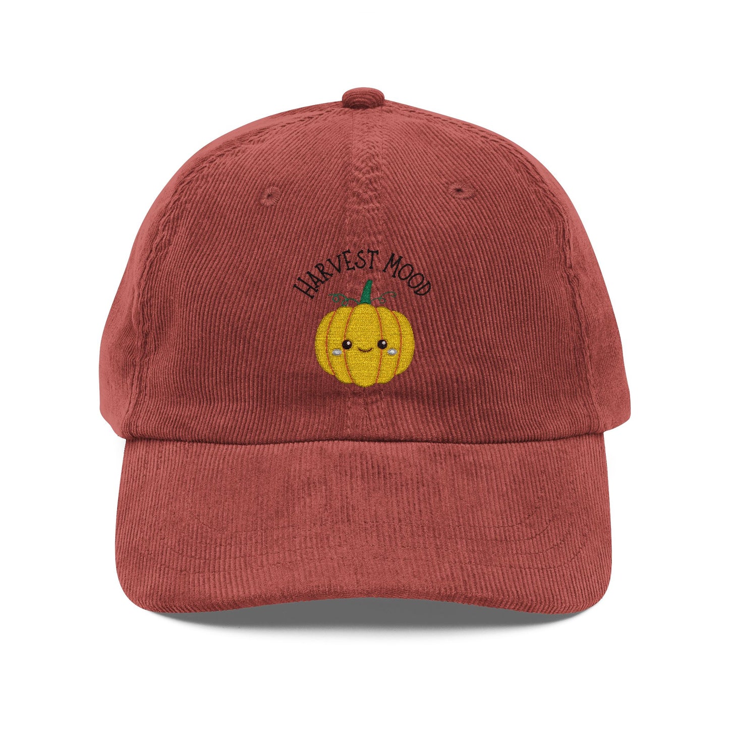 Embroidered Corduroy Cap