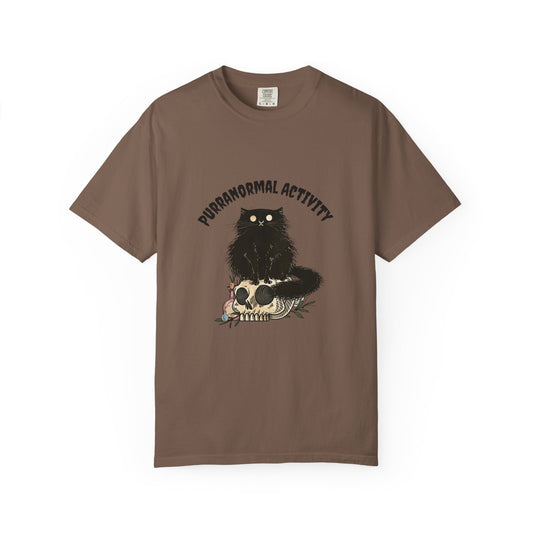 Purranormal Activity Unisex T-Shirt - Vintage Cat Graphic Tee for Pet Lovers