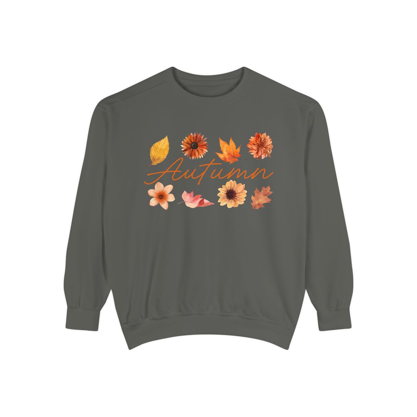 Autumn Floral Unisex Sweatshirt, Cozy Fall Apparel, Perfect for Thanksgiving, Gift Idea for Her or Him, Casual Layering