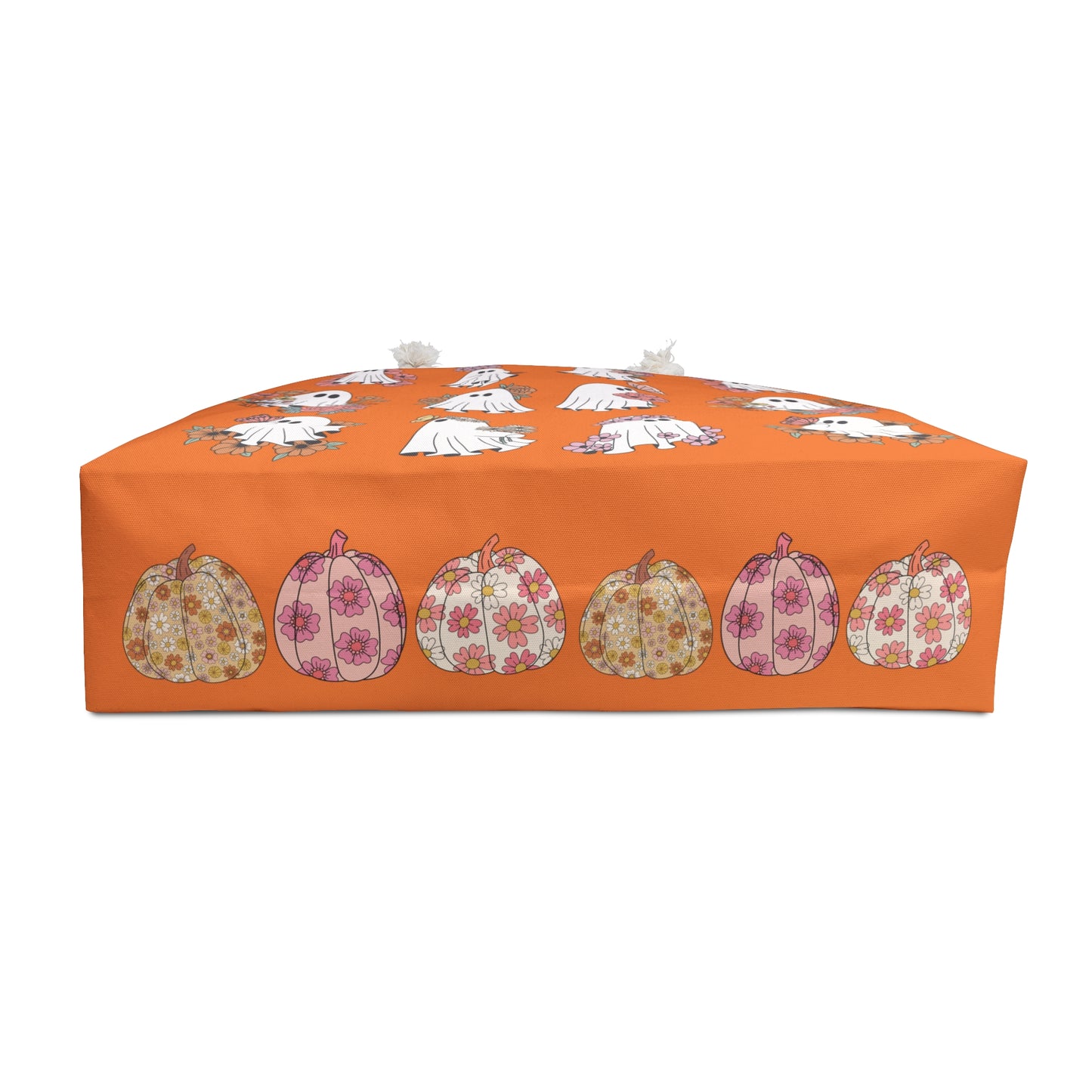 Ghostly Floral Weekender Bag - Perfect for Travel & Halloween