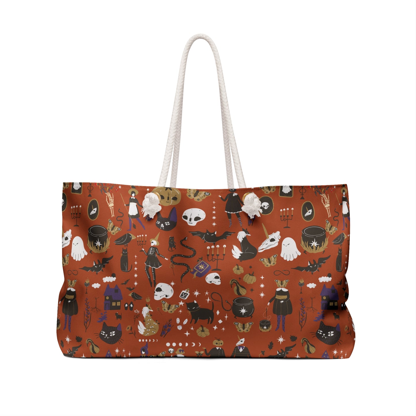 Witchy Folk-art Weekender Bag