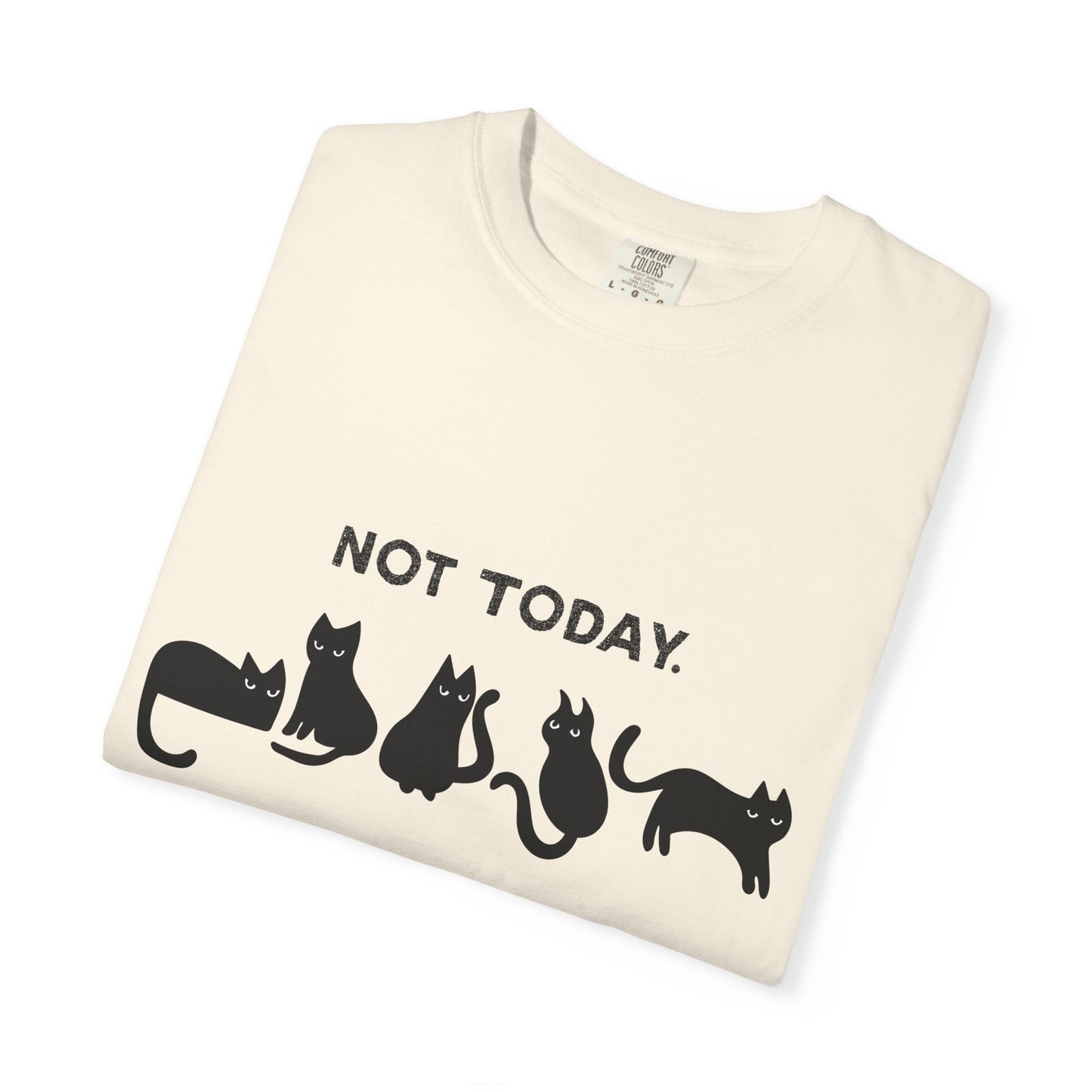 Not Today Cat T-shirt