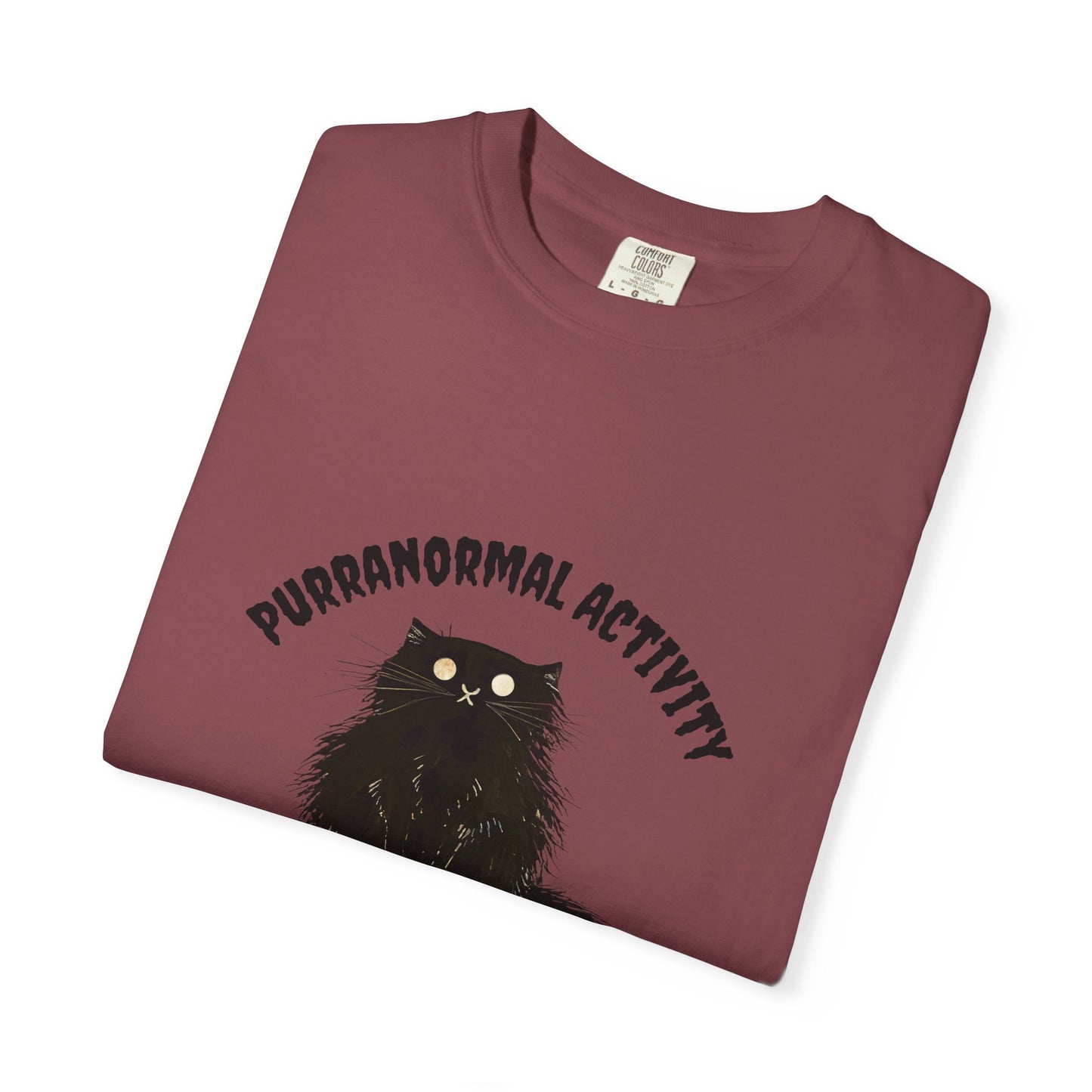 Purranormal Activity Unisex T-Shirt - Vintage Cat Graphic Tee for Pet Lovers