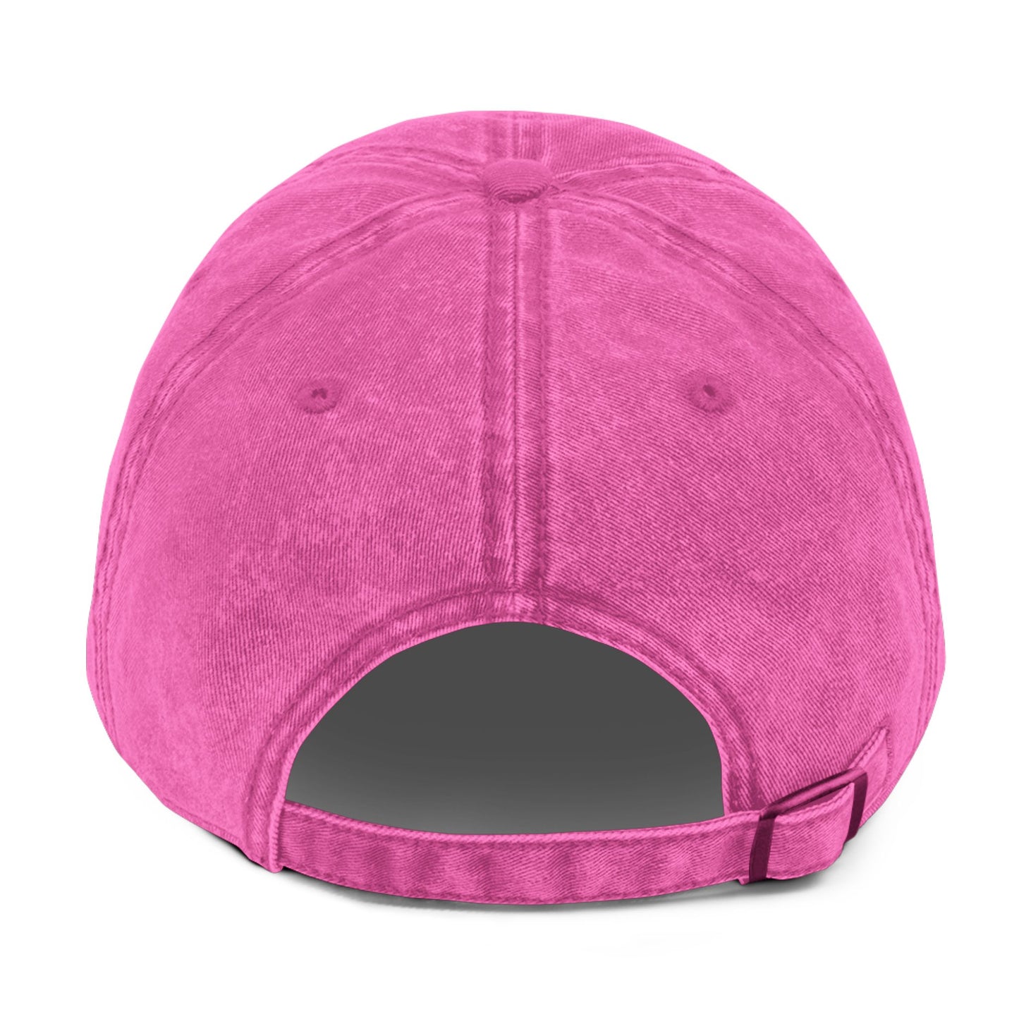Embroidered Vintage Cap with Ghost and Boo Embroidery