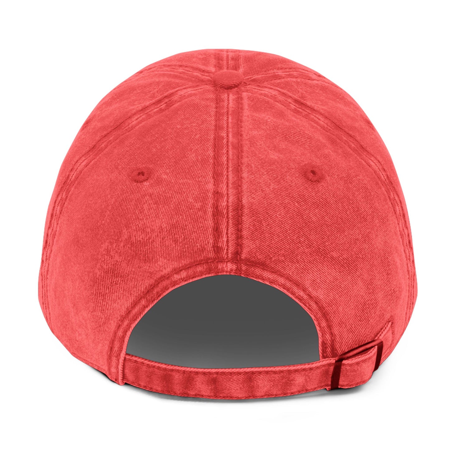 Embroidered Vintage Cap with Ghost and Boo Embroidery