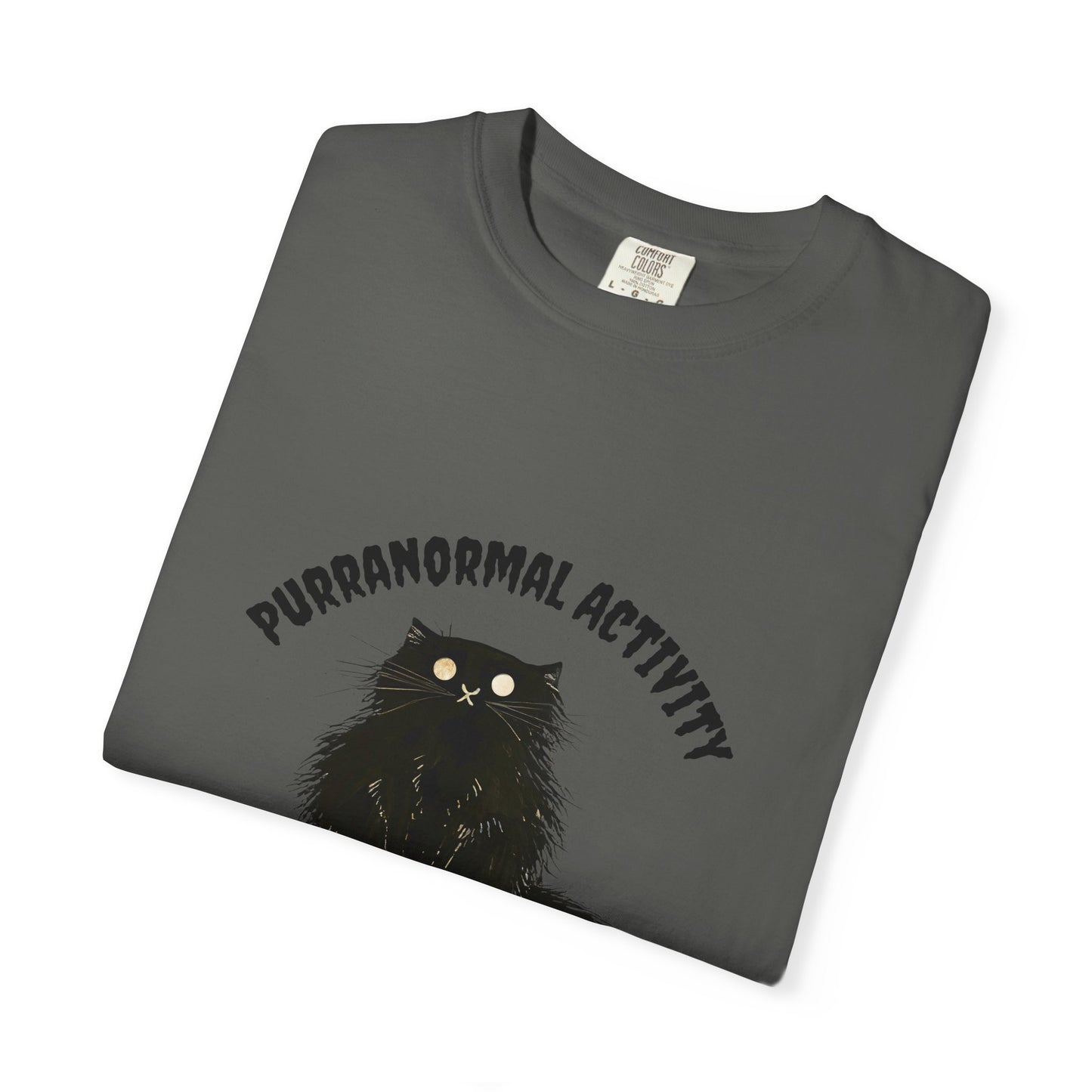 Purranormal Activity Unisex T-Shirt - Vintage Cat Graphic Tee for Pet Lovers