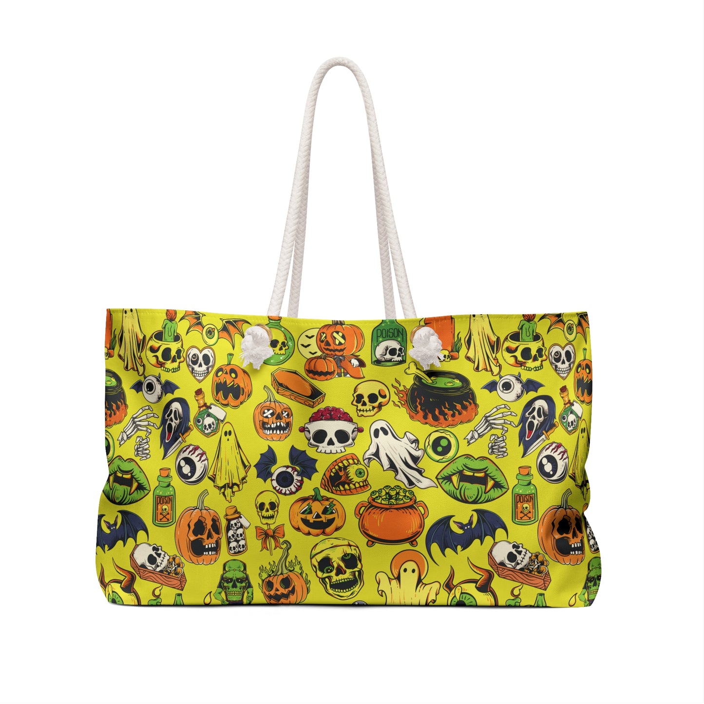 Yellow Monster Mash Oversized Tote