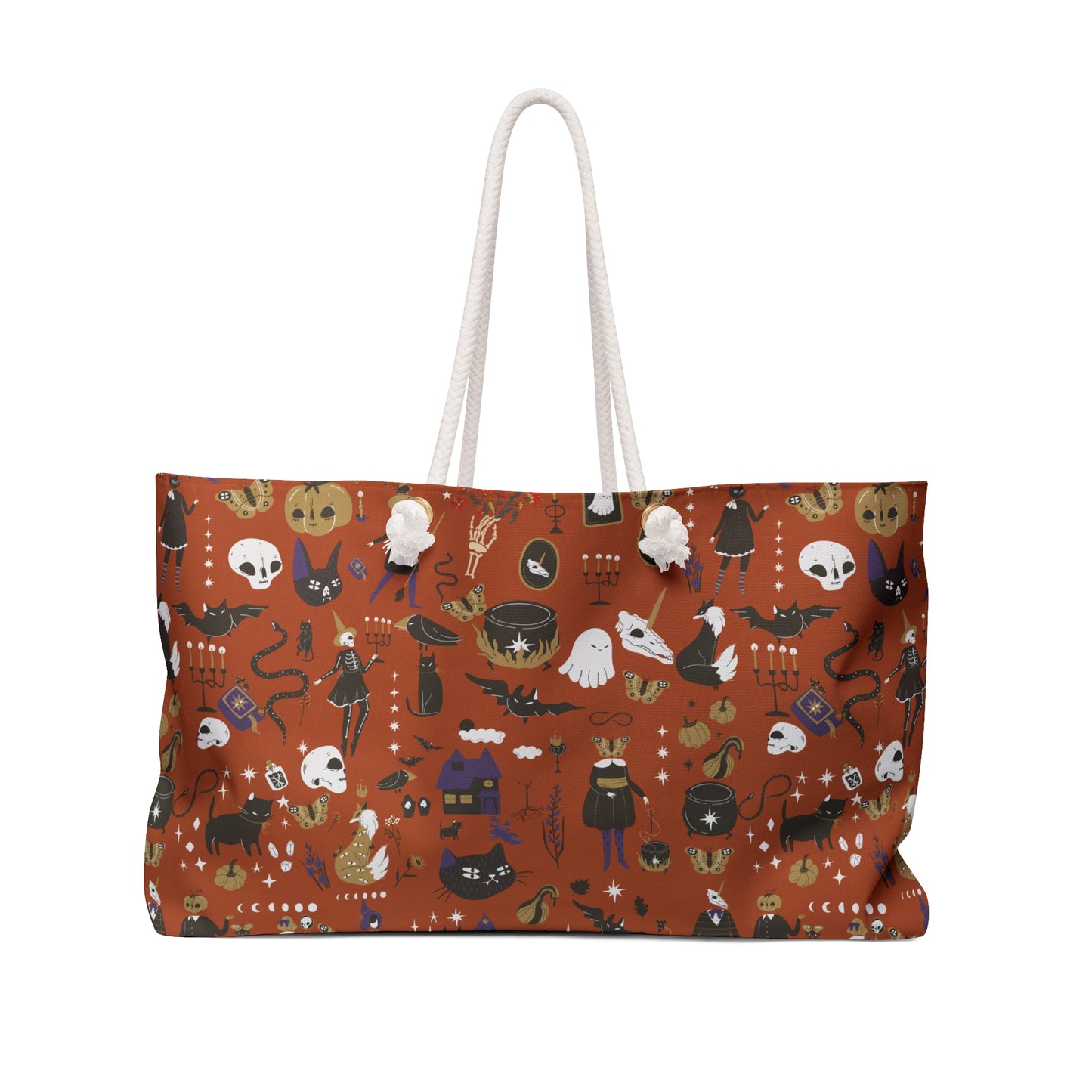 Witchy Folk-art Weekender Bag