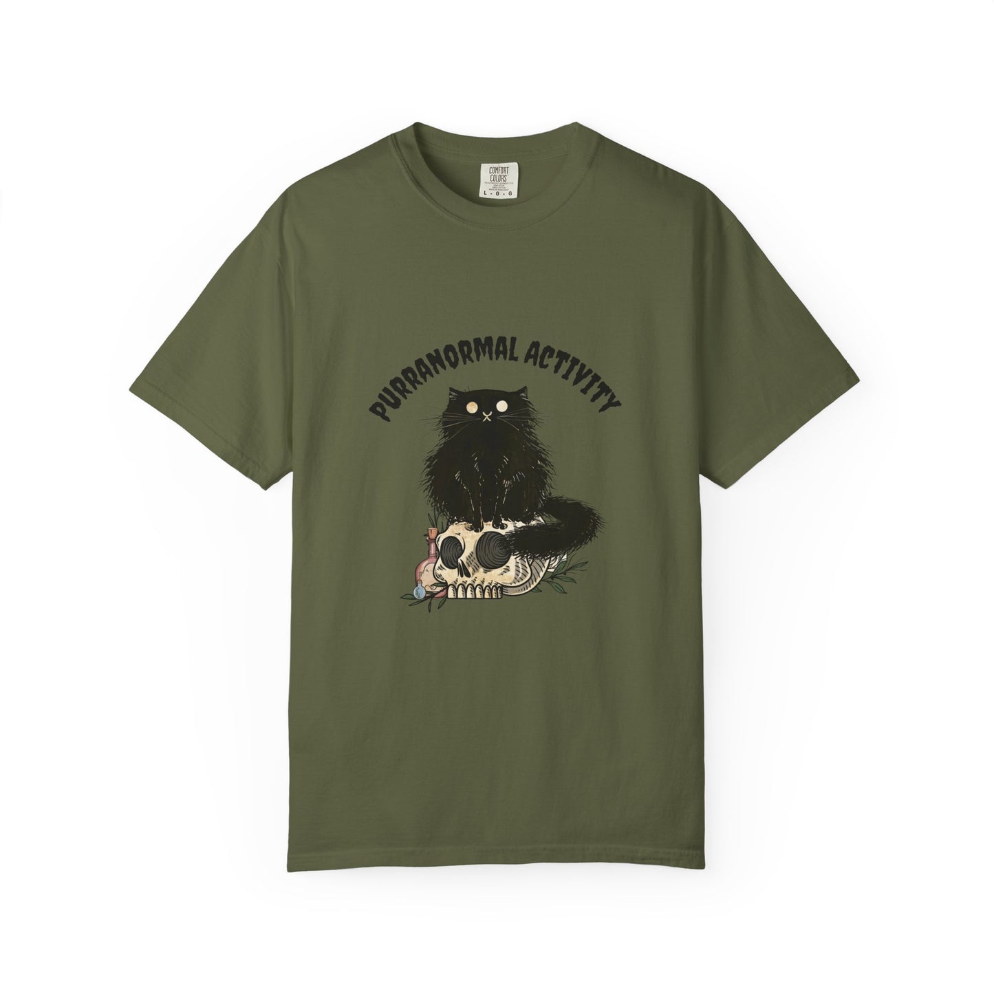 Purranormal Activity Unisex T-Shirt - Vintage Cat Graphic Tee for Pet Lovers