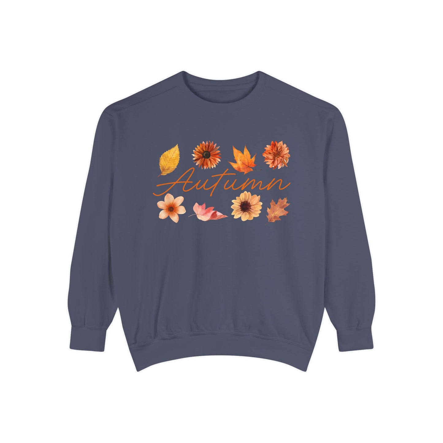 Autumn Floral Unisex Sweatshirt, Cozy Fall Apparel, Perfect for Thanksgiving, Gift Idea for Her or Him, Casual Layering
