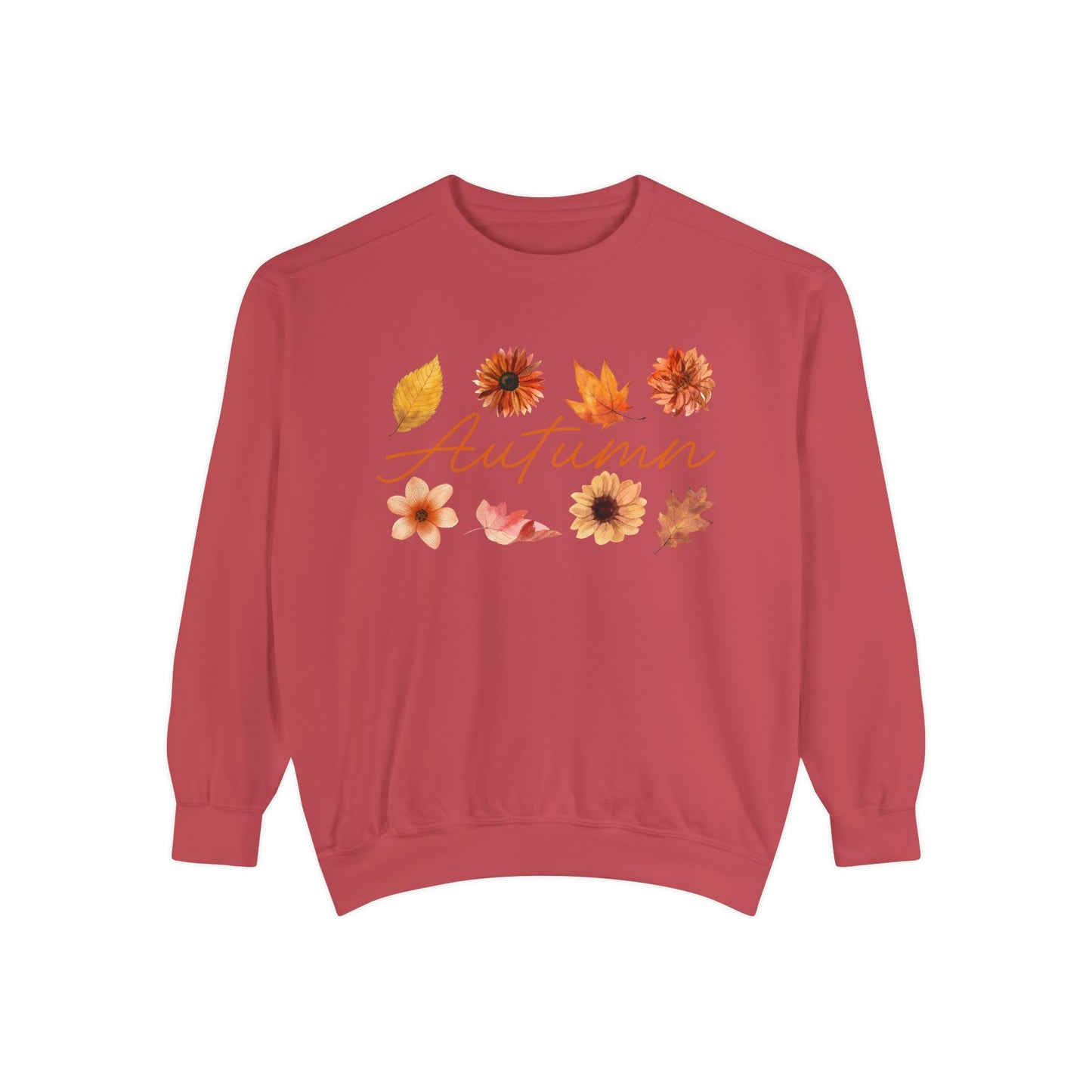 Autumn Floral Unisex Sweatshirt, Cozy Fall Apparel, Perfect for Thanksgiving, Gift Idea for Her or Him, Casual Layering