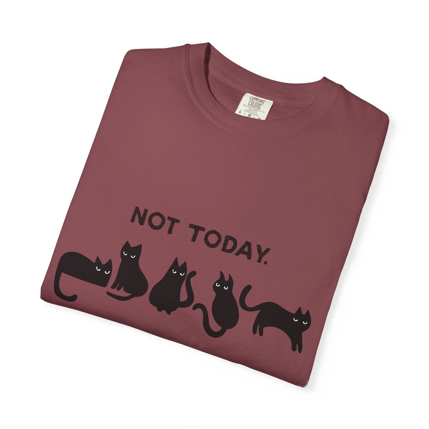 Not Today Cat T-shirt