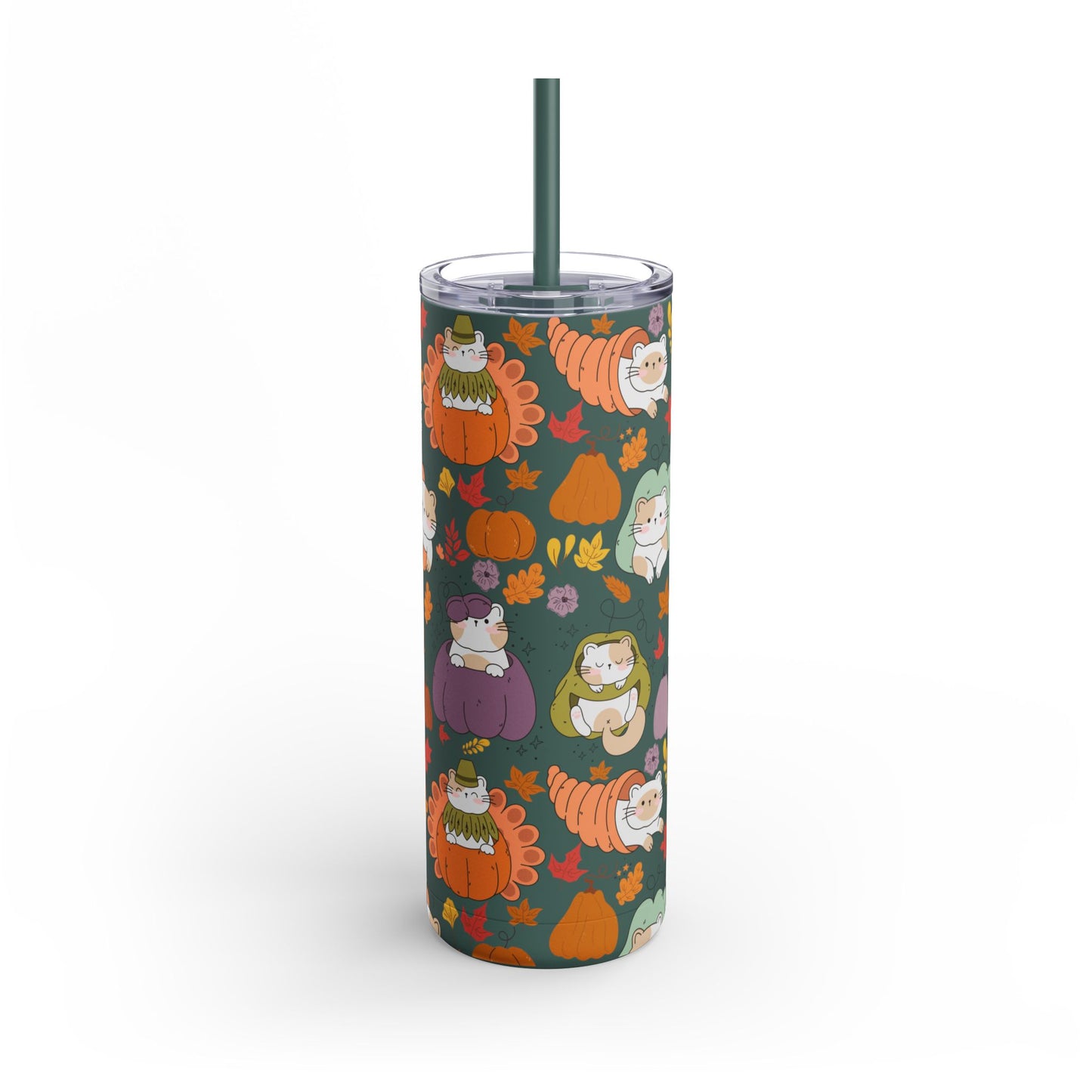 Cozy Fall Cat - Tumbler