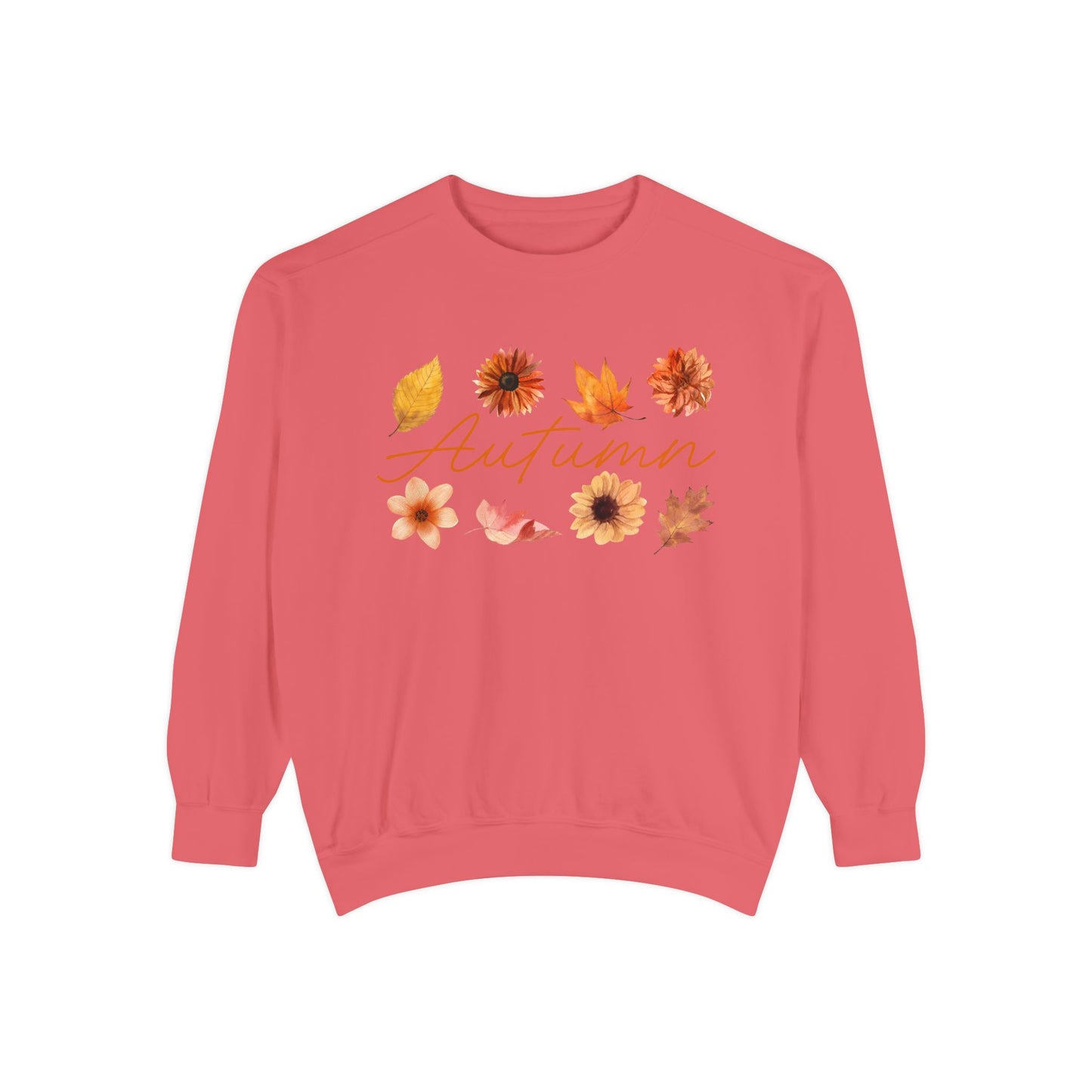 Autumn Floral Unisex Sweatshirt, Cozy Fall Apparel, Perfect for Thanksgiving, Gift Idea for Her or Him, Casual Layering