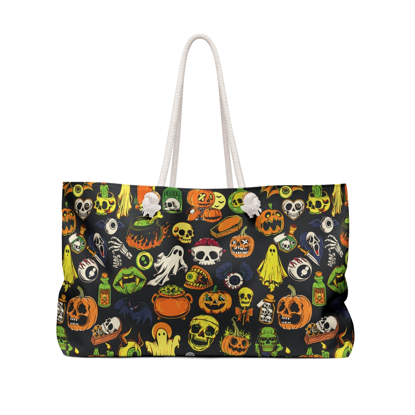 Black Monster Mash Oversized Tote