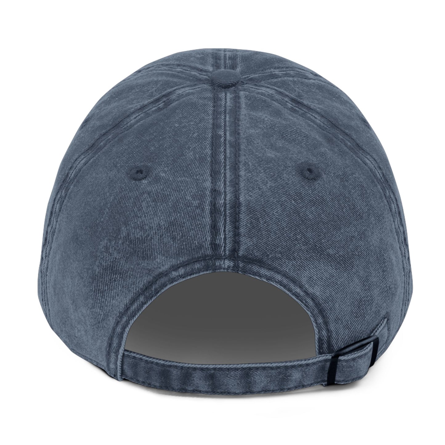 Embroidered Vintage Cap with Ghost and Boo Embroidery