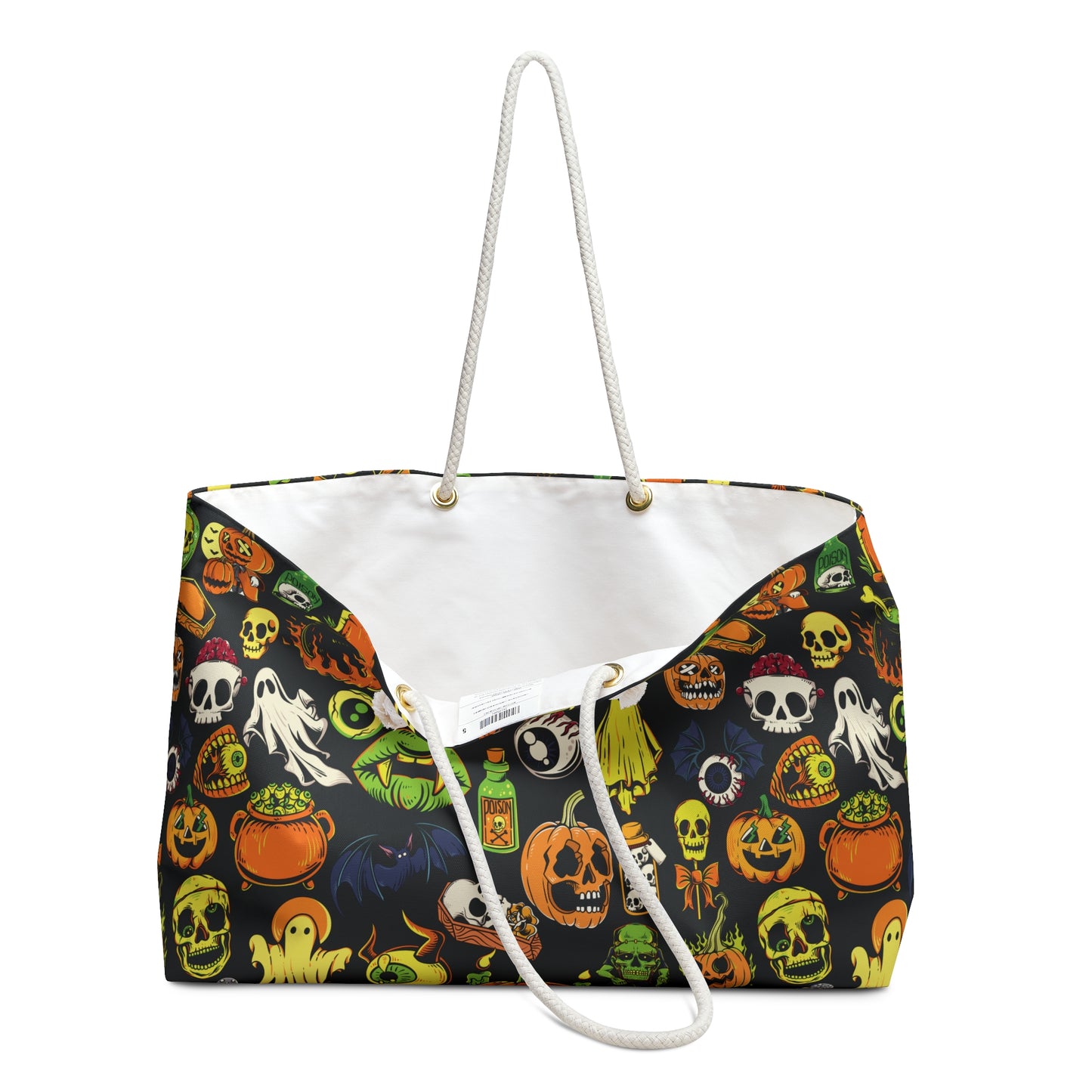 Black Monster Mash Oversized Tote